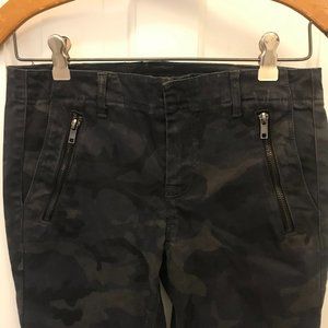 ZARA Glen 899 Skinny Camo Zip Ankle Pants Size 4